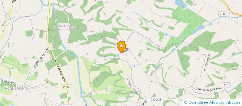 localisation de l'entreprise MADAME LEA PELISSIE  CAILLAVET