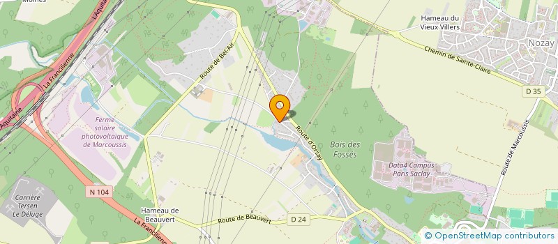 localisation de l'entreprise MADAME LEA PELLETIER  MARCOUSSIS