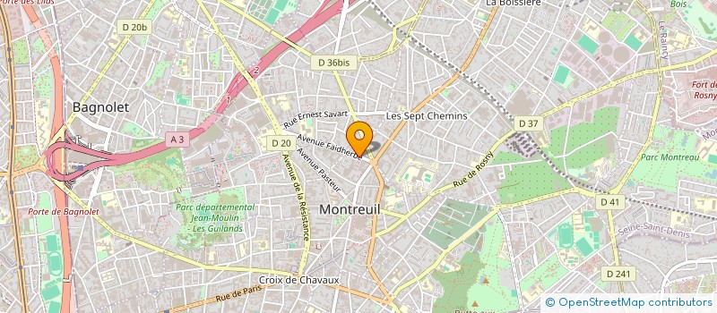 localisation de l'entreprise MADAME LEA PELLIN à MONTREUIL