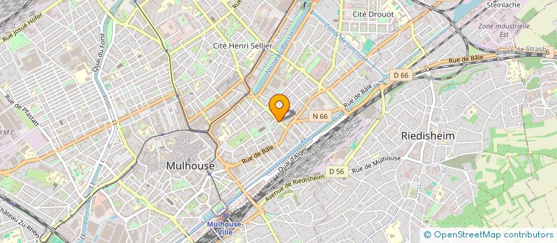 localisation de l'entreprise MADAME LEA PERAZZOLO  MULHOUSE