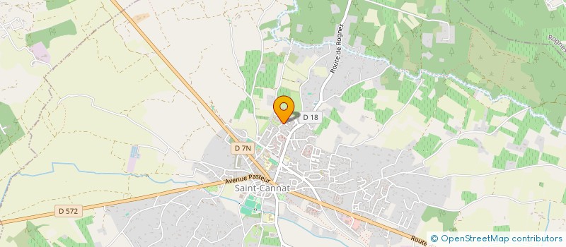 localisation de l'entreprise MADAME LEA PERCHERON  SAINT-CANNAT