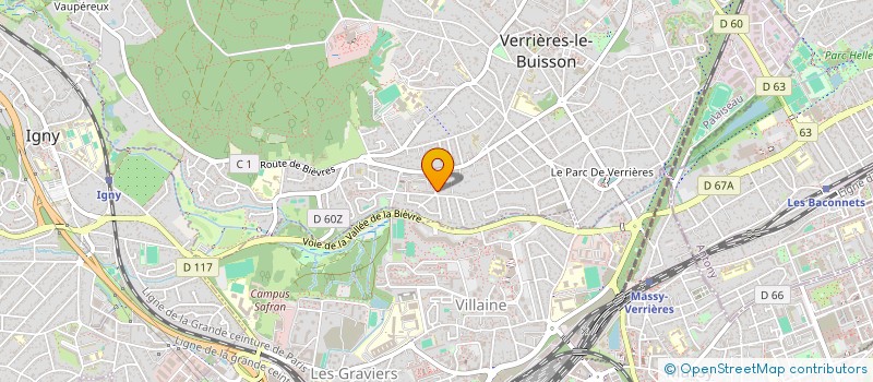localisation de l'entreprise MADAME LEA PEREIRA à VERRIERES-LE-BUISSON