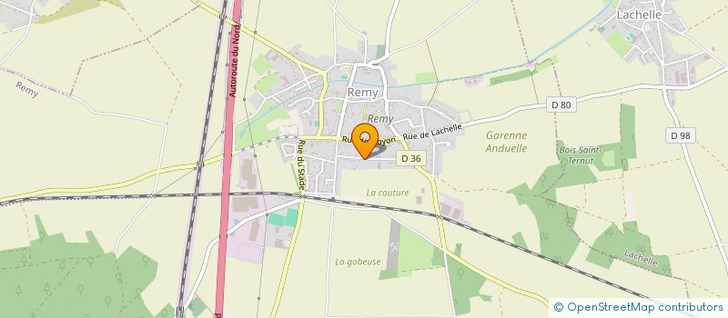 localisation de l'entreprise MADAME LEA PESSEMESSE  CHAVANAY