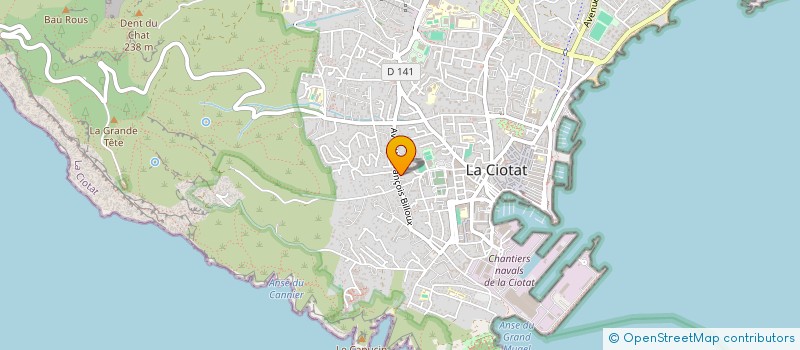 localisation de l'entreprise MADAME LEA PETIT  LA CIOTAT