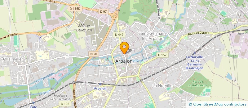 localisation de l'entreprise MADAME LEA PETIT à ARPAJON