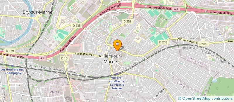 localisation de l'entreprise MADAME LEA PETIT  VILLIERS-SUR-MARNE