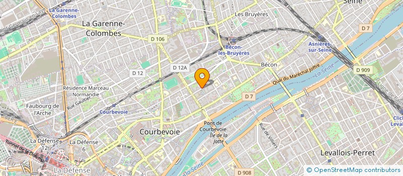 localisation de l'entreprise MADAME LEA PHILIPPO à COURBEVOIE
