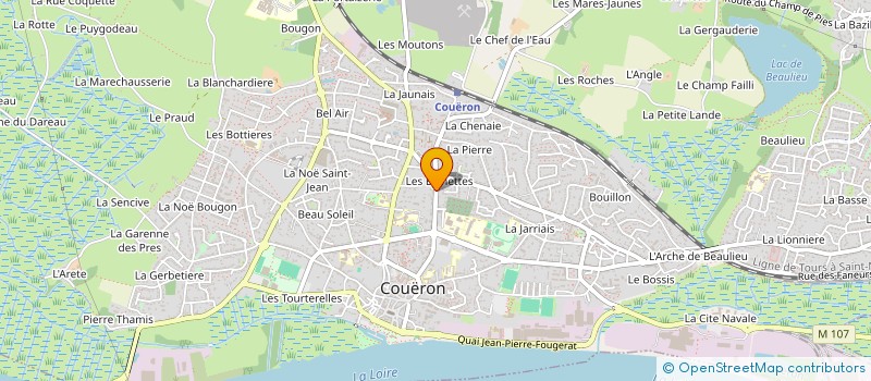localisation de l'entreprise MADAME LEA PICARD à COUERON