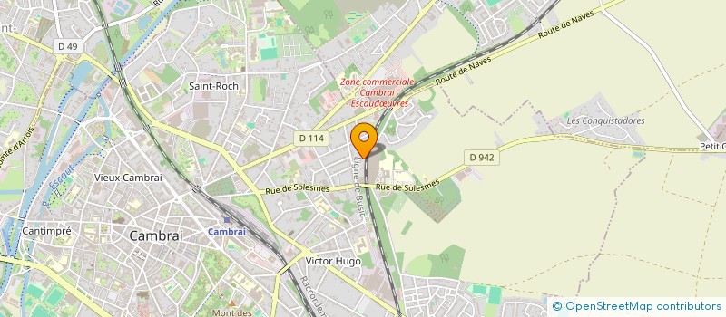 localisation de l'entreprise MADAME LEA PIERRARD  CAMBRAI