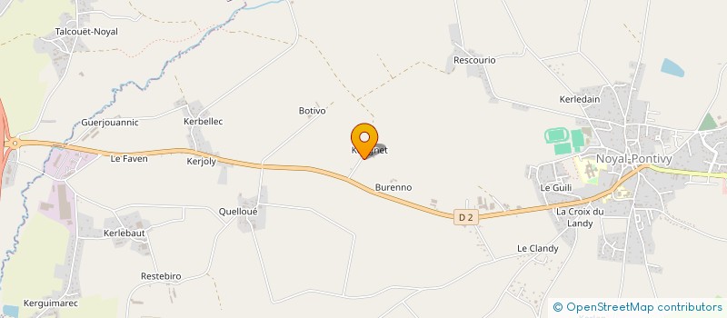 localisation de l'entreprise MADAME LEA PIERRE  NOYAL-PONTIVY