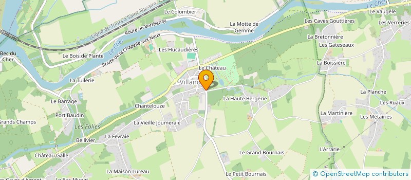 localisation de l'entreprise MADAME LEA PIERRE  VILLANDRY