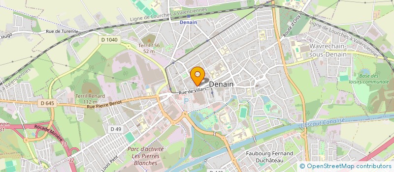 localisation de l'entreprise MADAME LEA PIRON  DENAIN