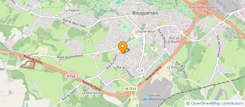 localisation de l'entreprise MADAME LEA PLANER à BOUGUENAIS