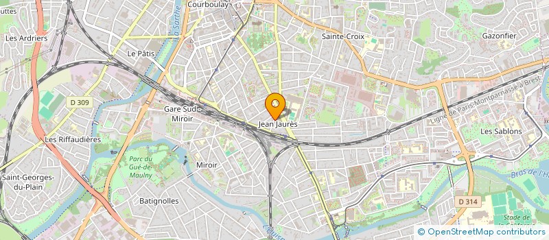 localisation de l'entreprise MADAME LEA PLAUDIN  LE MANS