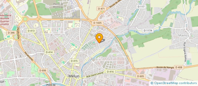 localisation de l'entreprise MADAME LEA POIRIER à MELUN