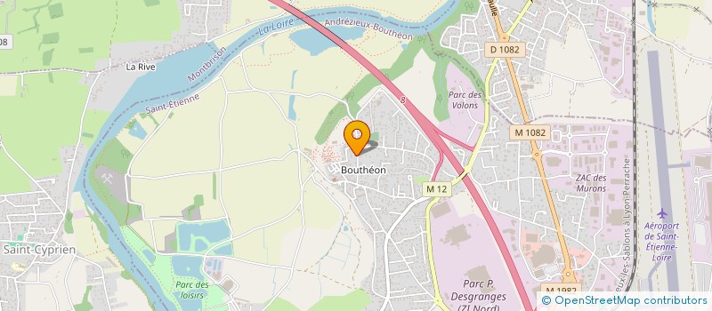 localisation de l'entreprise MADAME LEA POISSARD  ANDREZIEUX-BOUTHEON