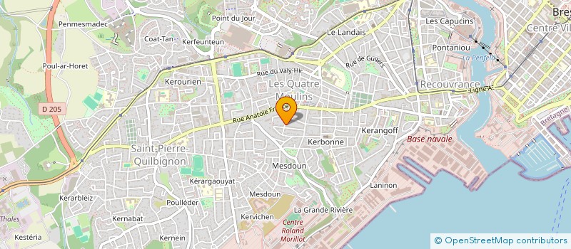 localisation de l'entreprise MADAME LEA POLISINI à BREST