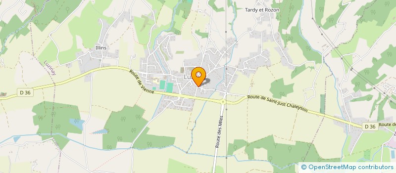 localisation de l'entreprise MADAME LEA PONTIER LEA  LUZINAY