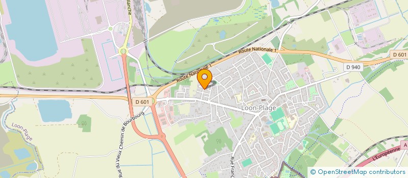 localisation de l'entreprise MADAME LEA POPIEUL  LOON-PLAGE