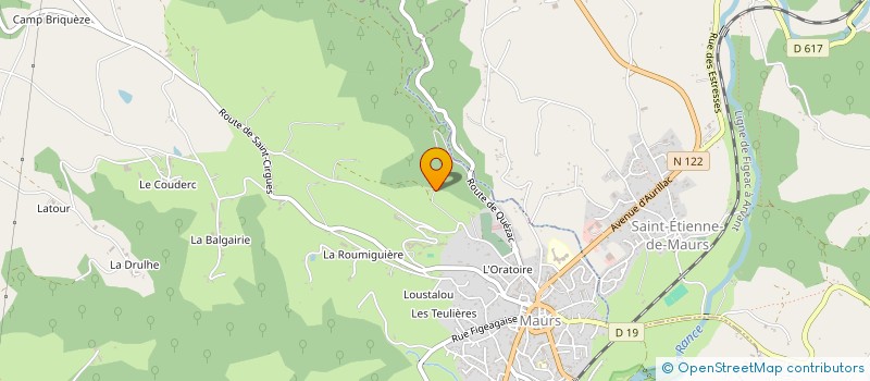 localisation de l'entreprise MADAME LEA POUDEROUX à MAURS