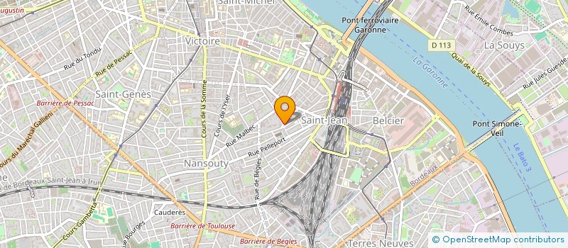 localisation de l'entreprise MADAME LEA POULMARC'H  BORDEAUX