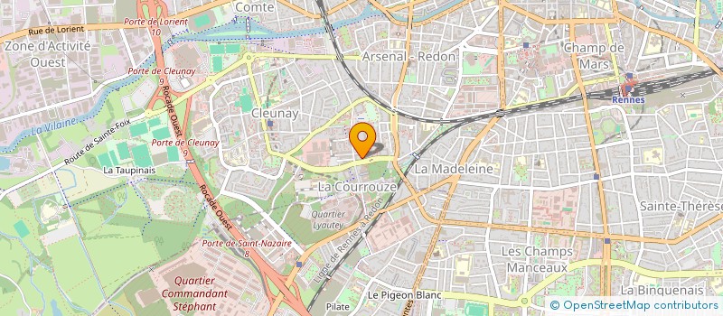 localisation de l'entreprise MADAME LEA POUSSIER  RENNES