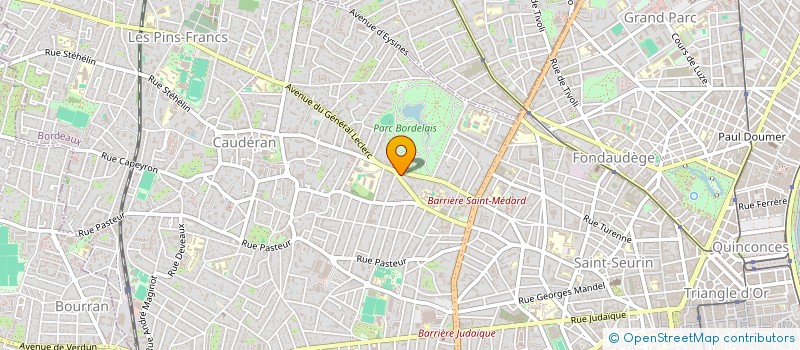 localisation de l'entreprise MADAME LEA PRADEAUX  BORDEAUX