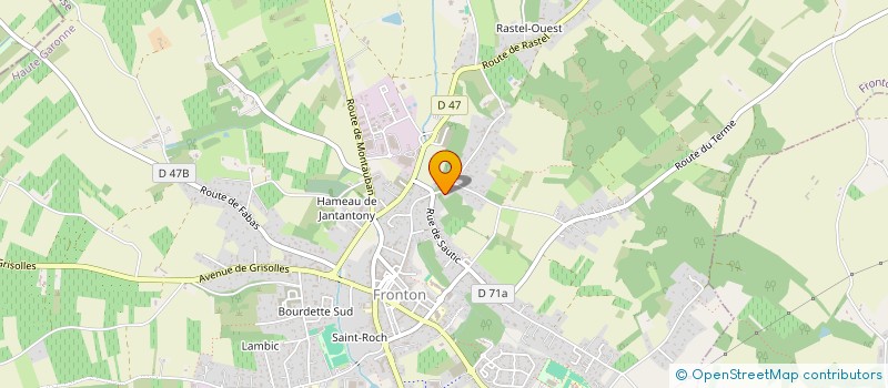 localisation de l'entreprise MADAME LEA PREUD HOMME  FRONTON