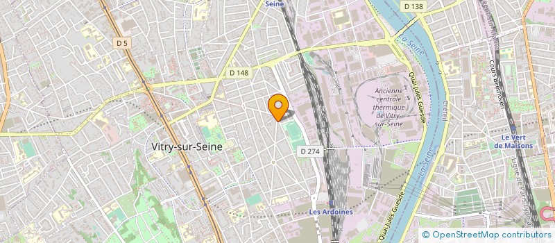 localisation de l'entreprise MADAME LEA PRIEUR à VITRY-SUR-SEINE