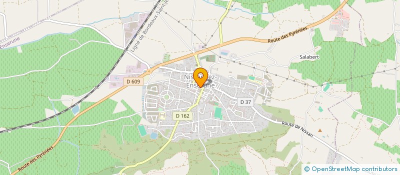 localisation de l'entreprise MADAME LEA PRIVAT  NISSAN-LEZ-ENSERUNE