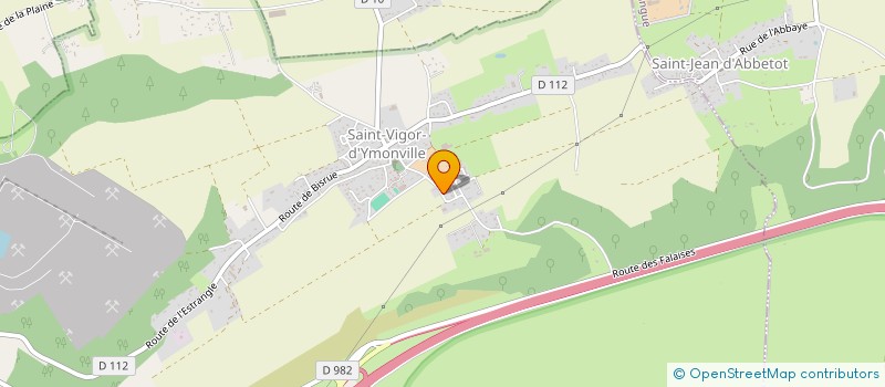 localisation de l'entreprise MADAME LEA PROVAUX  SAINT-VIGOR-D'YMONVILLE