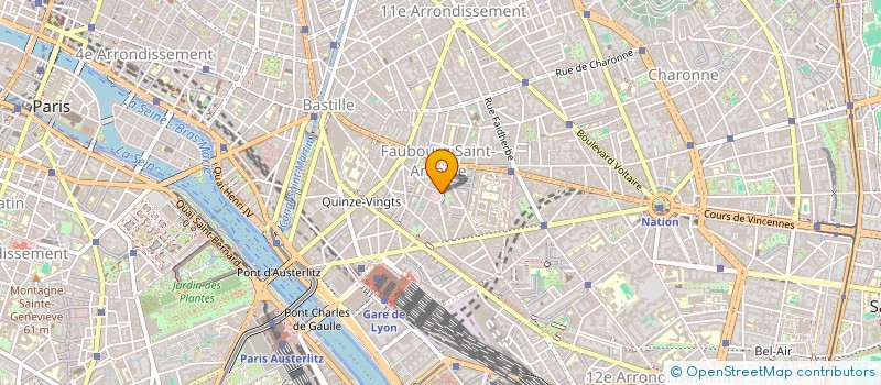 localisation de l'entreprise MADAME LEA PUJOLAR  PARIS