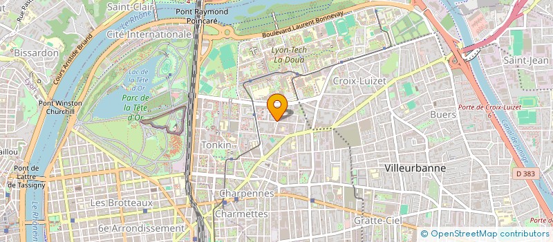 localisation de l'entreprise MADAME LEA QUELLARD  VILLEURBANNE