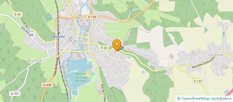 localisation de l'entreprise MADAME LEA QUILLET  BRIONNE