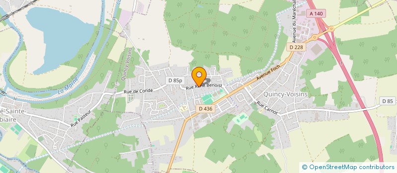 localisation de l'entreprise MADAME LEA RABETTE  QUINCY-VOISINS