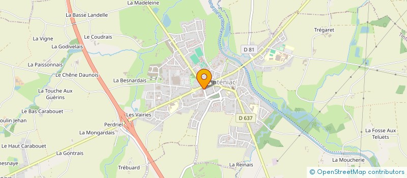 localisation de l'entreprise MADAME LEA RACHEL MICHELE RENAUDIN  TINTENIAC