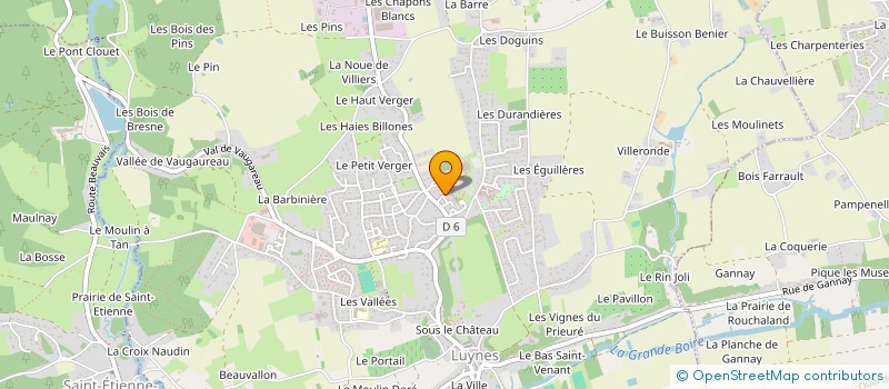 localisation de l'entreprise MADAME LEA RAGOT  LUYNES