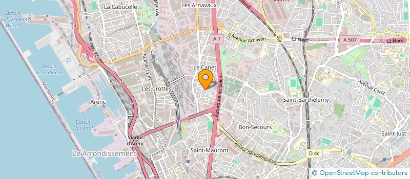 localisation de l'entreprise MADAME LEA RAHOU à MARSEILLE