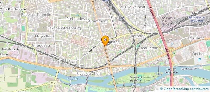 localisation de l'entreprise MADAME LEA RAIMON  TOURS