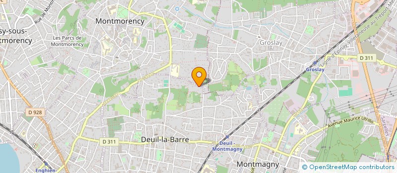 localisation de l'entreprise MADAME LEA RAMEL  DEUIL-LA-BARRE