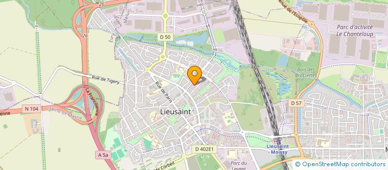 localisation de l'entreprise MADAME LEA RAMOS  MOISSY-CRAMAYEL