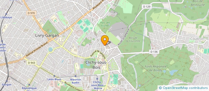 localisation de l'entreprise MADAME LEA RAPOPORT à CLICHY-SOUS-BOIS