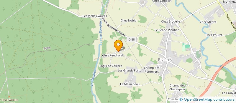 localisation de l'entreprise MADAME LEA RATINAUD  RIVIERES