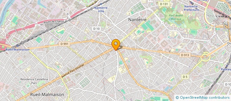 localisation de l'entreprise MADAME LEA RAYYAYE à NANTERRE