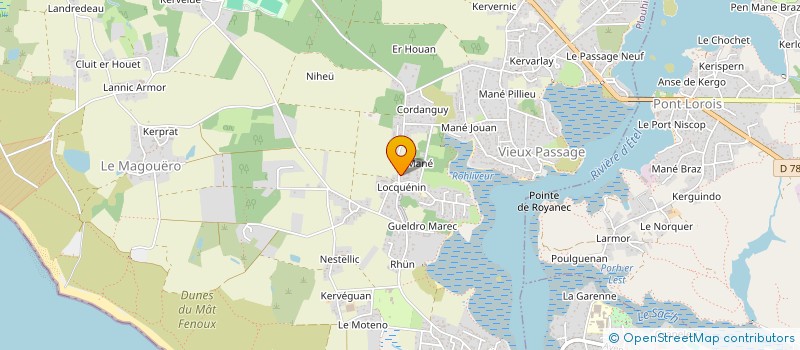 localisation de l'entreprise MADAME LEA REICHENBACH  PLOUHINEC