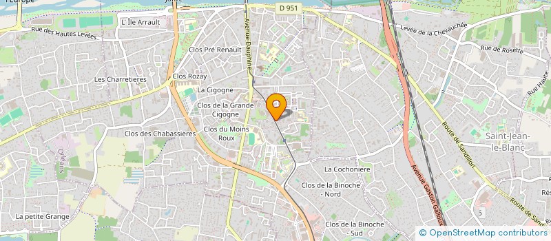 localisation de l'entreprise MADAME LEA REICHERT à ORLEANS