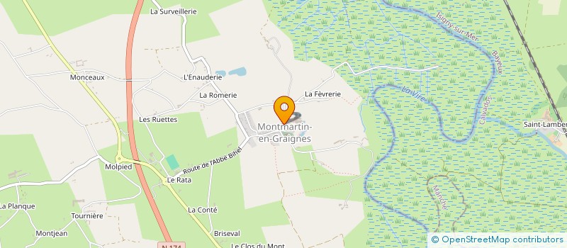 localisation de l'entreprise MADAME LEA RENARD  CARENTAN-LES-MARAIS