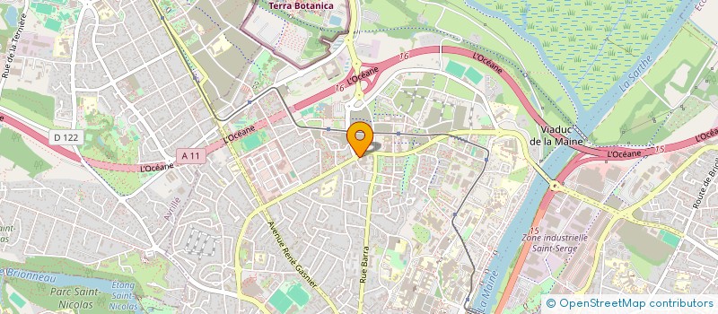 localisation de l'entreprise MADAME LEA RENAUD à ANGERS
