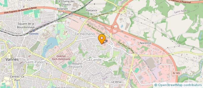 localisation de l'entreprise MADAME LEA RENAULT à VANNES