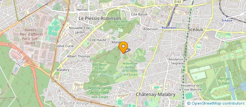 localisation de l'entreprise MADAME LEA RENAULT  CHATENAY-MALABRY